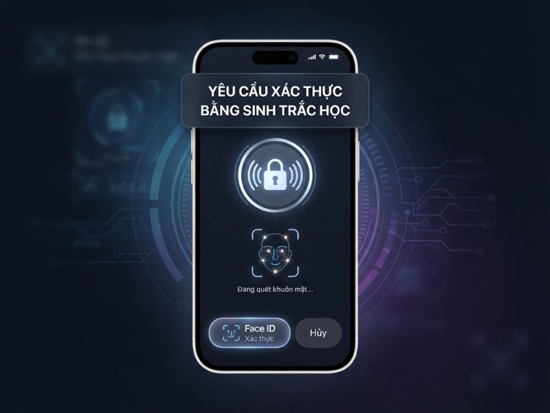 Yêu cầu xác thực bằng sinh trắc học