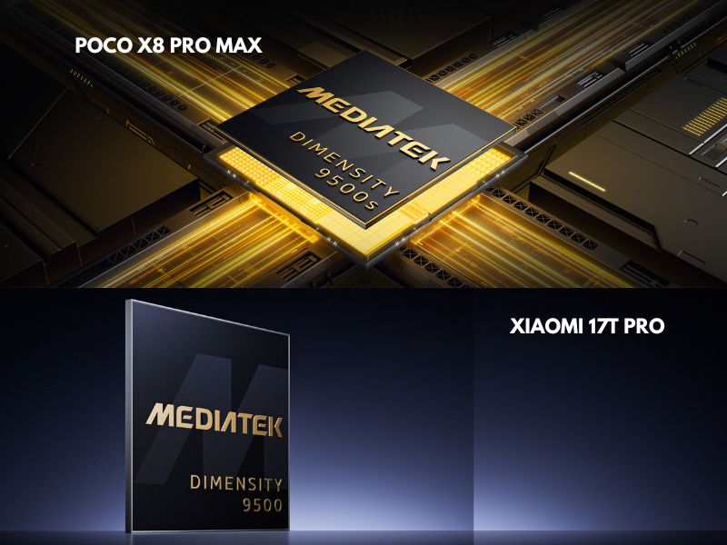 Hiệu năng Xiaomi 17T Pro khác gì POCO X8 Pro Max