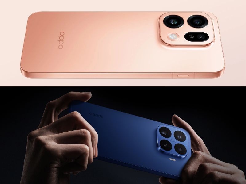 So sánh OPPO Find X9s vs Xiaomi 17T Pro về camera\