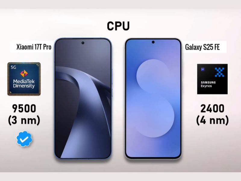 Nên chọn Xiaomi 17T Pro hay S25 FE tại thời điểm này