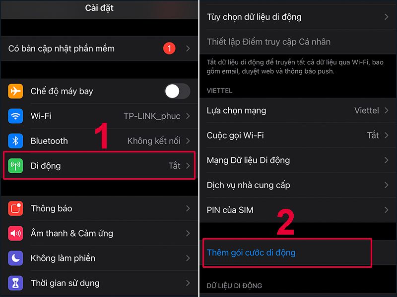 Cách thêm eSIM trên iPhone 12 Pro Max