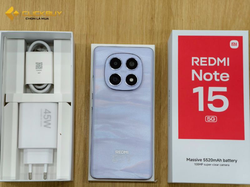 Xiaomi Redmi Note 15 5G chính hãng