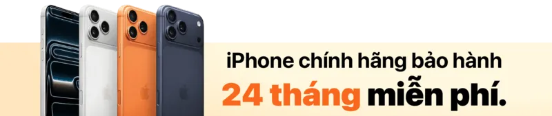 iPhone bảo hành 24 tháng