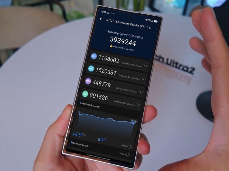 AnTuTu Samsung Galaxy Z Fold8 Ultra có thật sự mạnh?