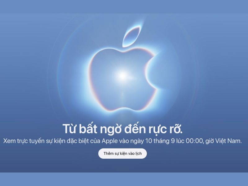 Apple công bố sự kiện ra mắt sản phẩm ngày 9/9 có gì hot?