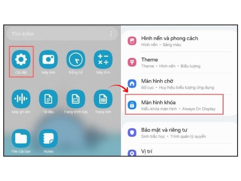 Cách đổi mật khẩu điện thoại Samsung nhanh nhất