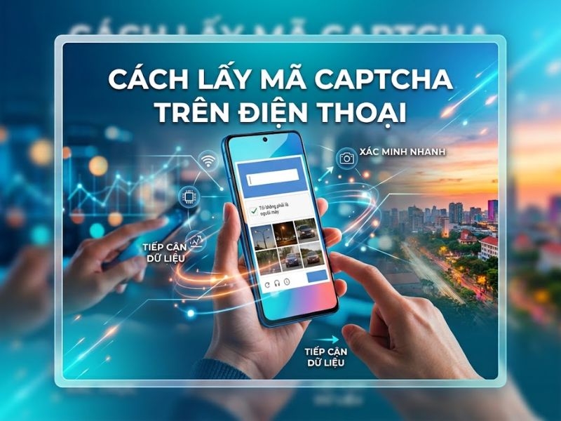 Cách lấy mã CAPTCHA trên điện thoại chi tiết nhất