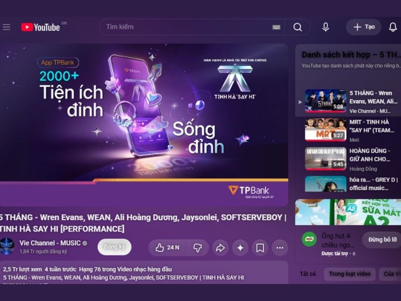 Cách tạo hiệu ứng ánh sáng xung quanh trên YouTube