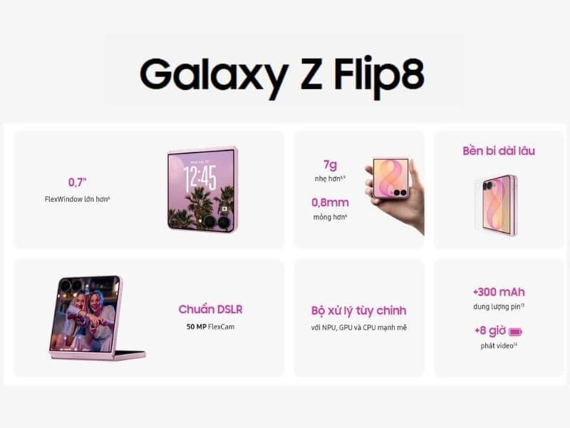 Đánh giá Samsung Galaxy Z Flip8: Có đáng mua không?