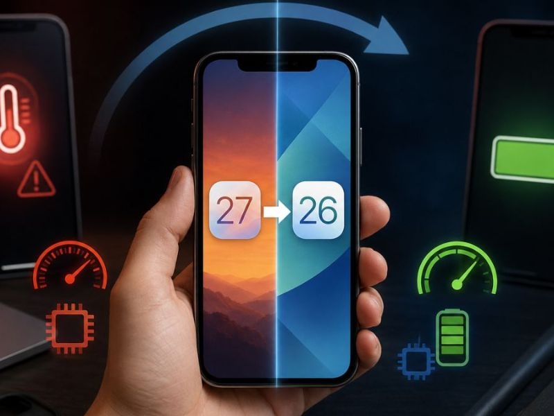 Hướng dẫn hạ cấp iOS 27 xuống iOS 26 chi tiết