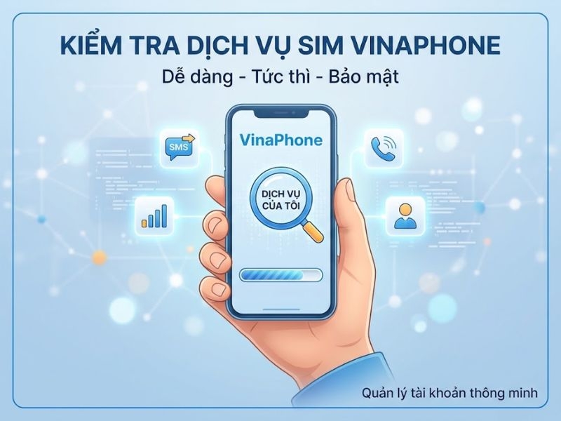 Hướng dẫn kiểm tra dịch vụ SIM VinaPhone nhanh và chính xác