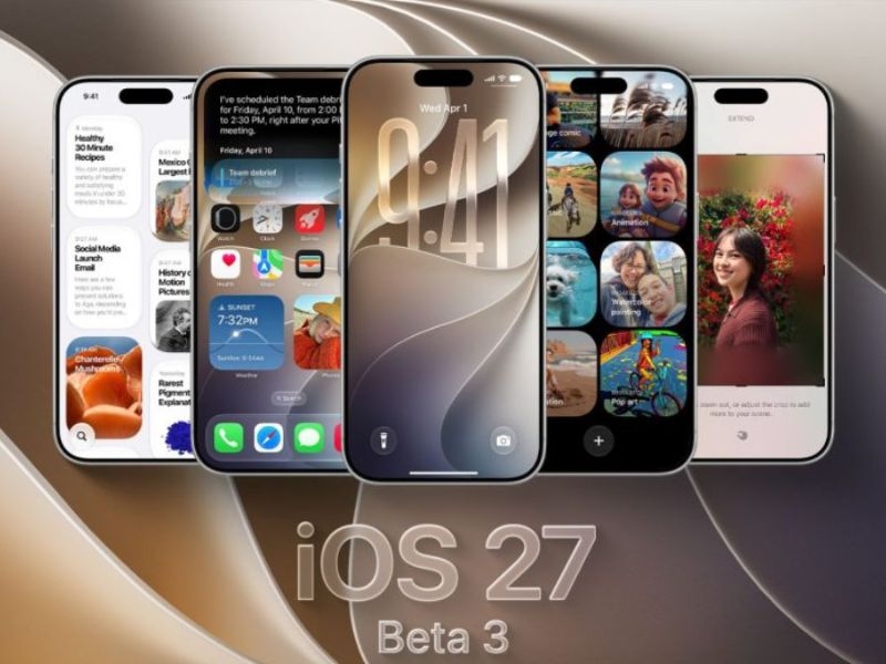 Apple phát hành iOS 27 beta 3 với nhiều cải tiến mới về AI