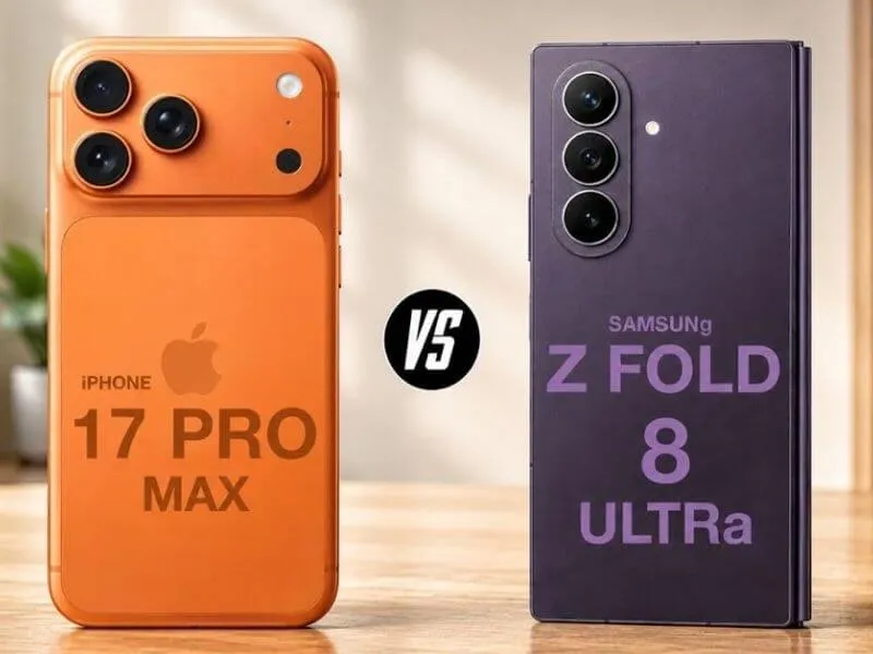 So sánh Samsung Galaxy Z Fold8 Ultra và iPhone 17 Pro Max phù hợp hơn?