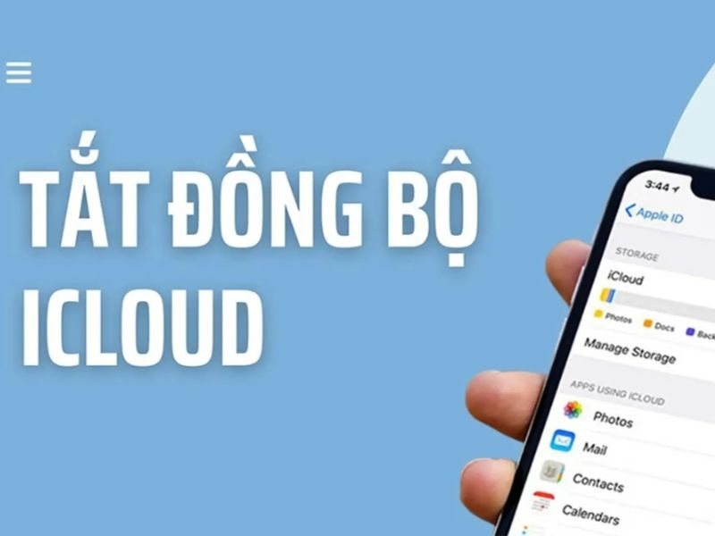 Cách tắt đồng bộ iCloud trên iPhone đơn giản, không mất dữ liệu