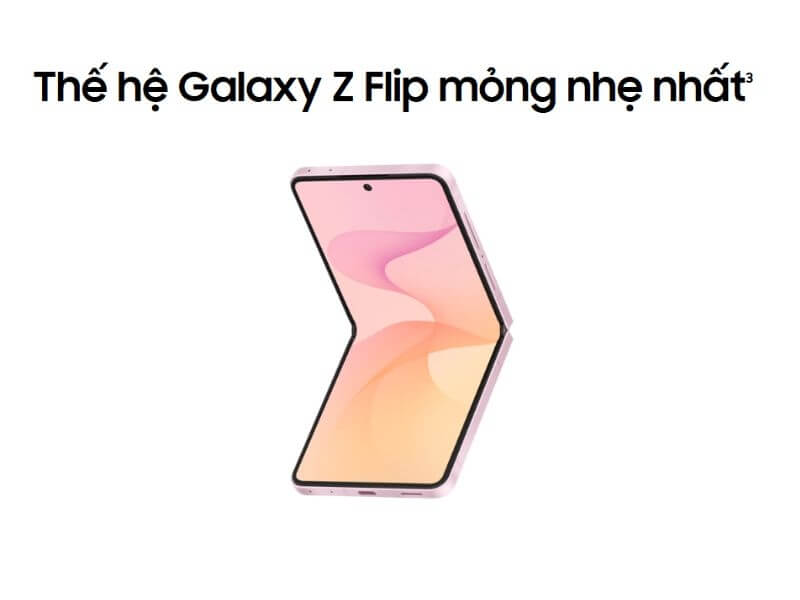 Thiết kế Samsung Galaxy Z Flip8 mỏng nhẹ, bản lề mới bền bỉ