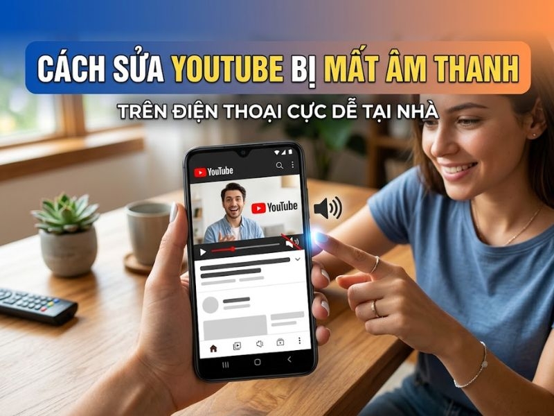 Cách sửa YouTube bị mất âm thanh trên điện thoại cực dễ tại nhà