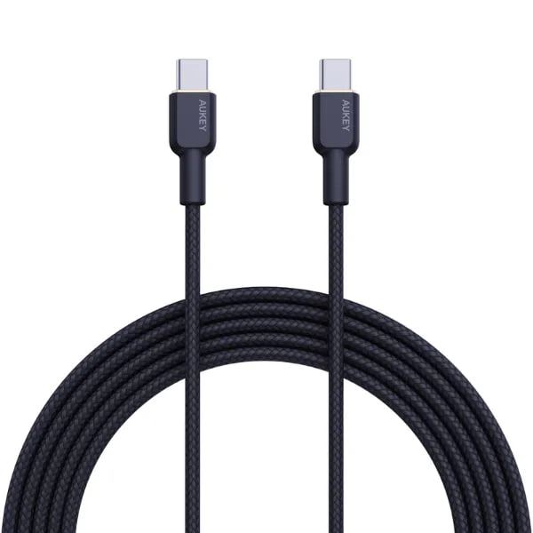 Cáp Aukey CB-NCC1 C-C bọc dù 1M Chính Hãng-48068