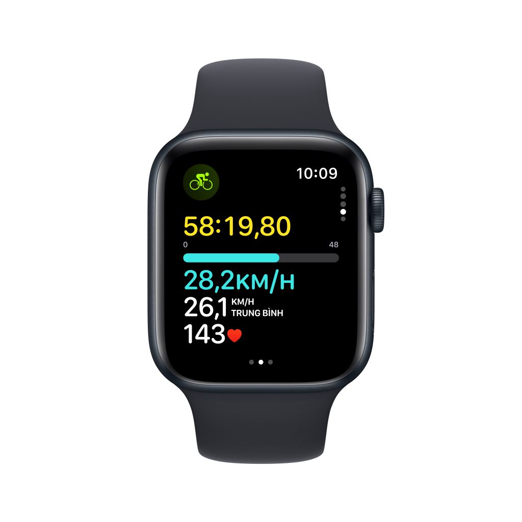 Apple Watch Series SE 2023 44mm GPS | Viền nhôm dây cao su | Chính Hãng VN/A-50952