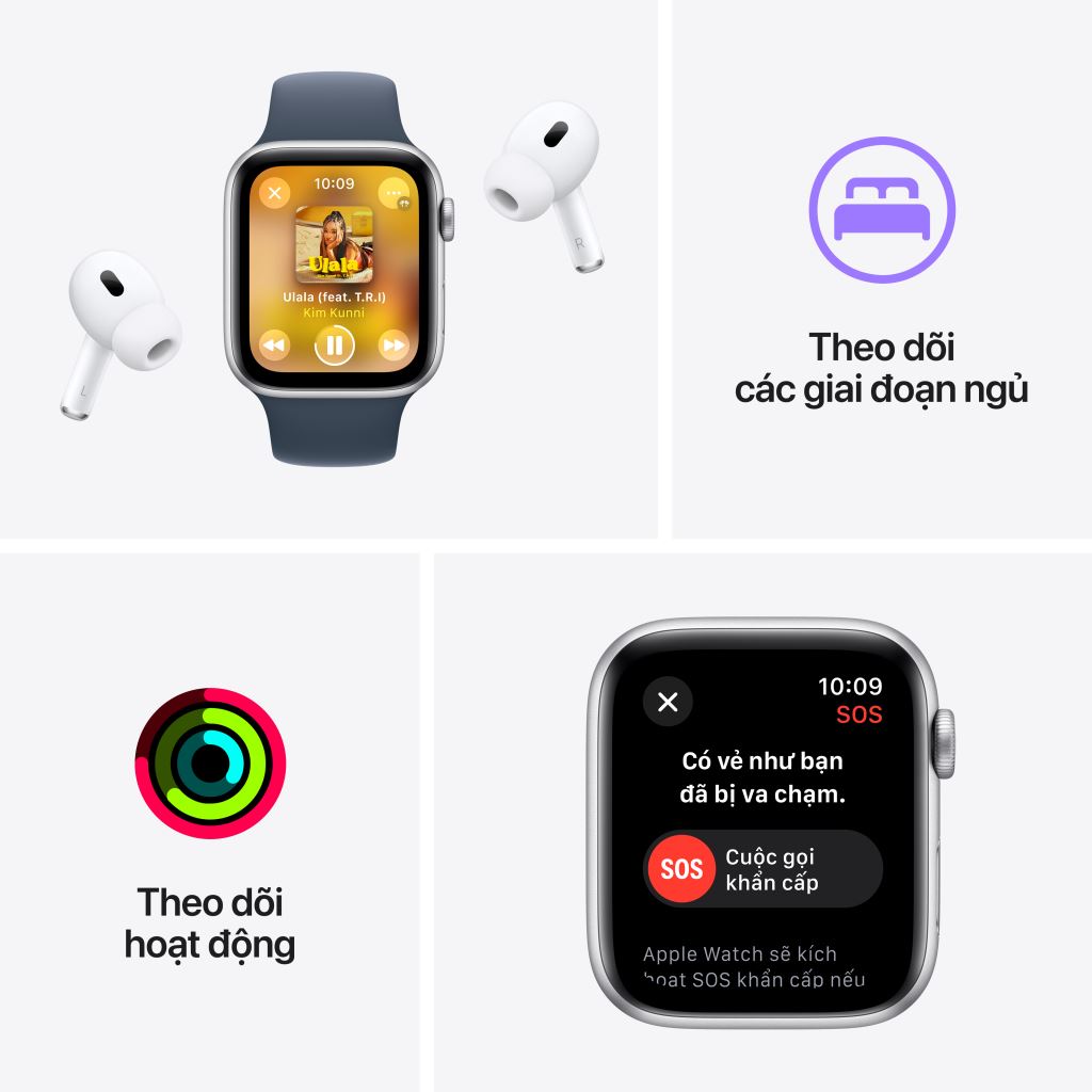 Apple Watch Series SE 2023 LTE 40mm | Viền nhôm dây vải | Chính Hãng VN/A-50996