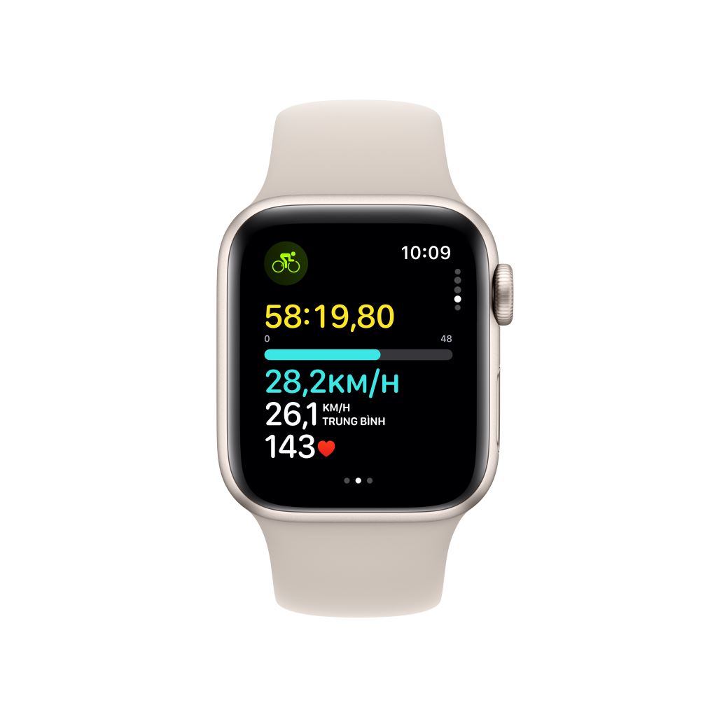 Apple Watch Series SE 2023 LTE 40mm | Viền nhôm dây cao su | Chính Hãng VN/A-51019
