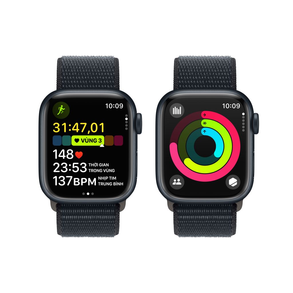 Apple Watch Series 9 LTE 41mm | Viền nhôm dây vải | Chính Hãng VN/A-51032