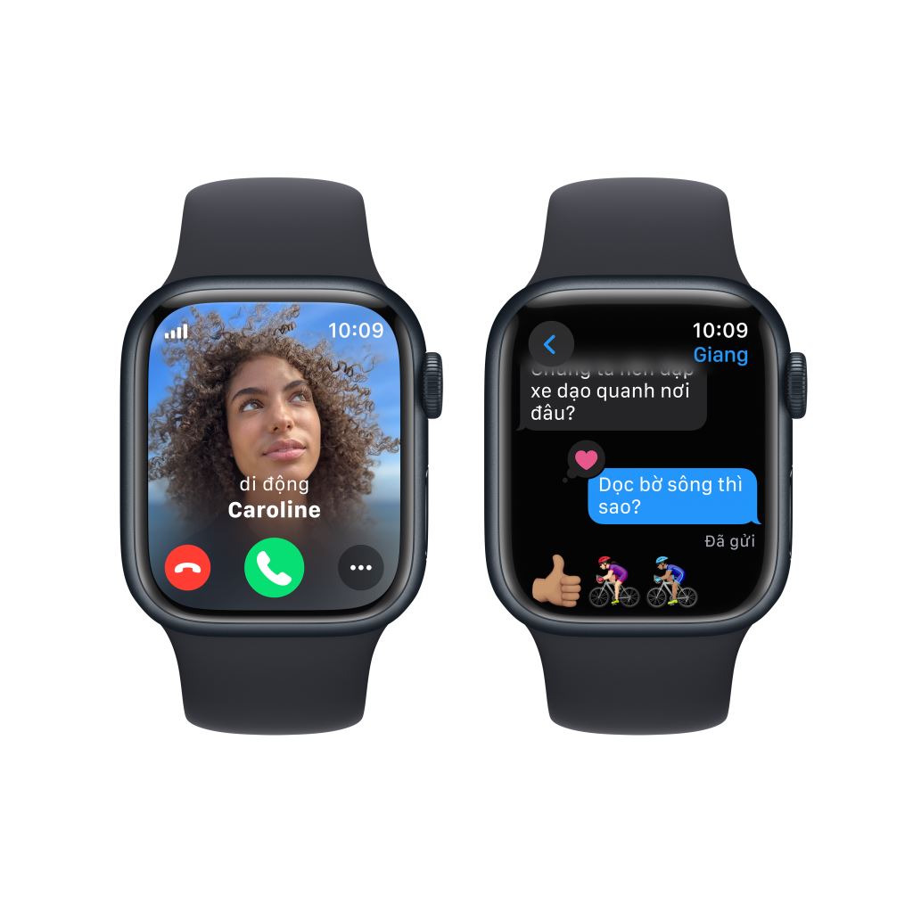 Apple Watch Series 9 LTE 41mm | Viền nhôm dây cao su | Chính Hãng VN/A-51042
