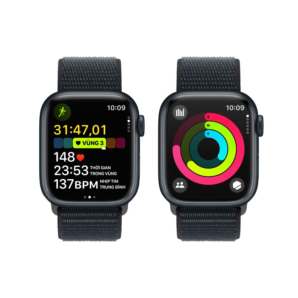 Apple Watch Series 9 GPS 41mm | Viền nhôm dây vải | Chính Hãng VN/A-51084