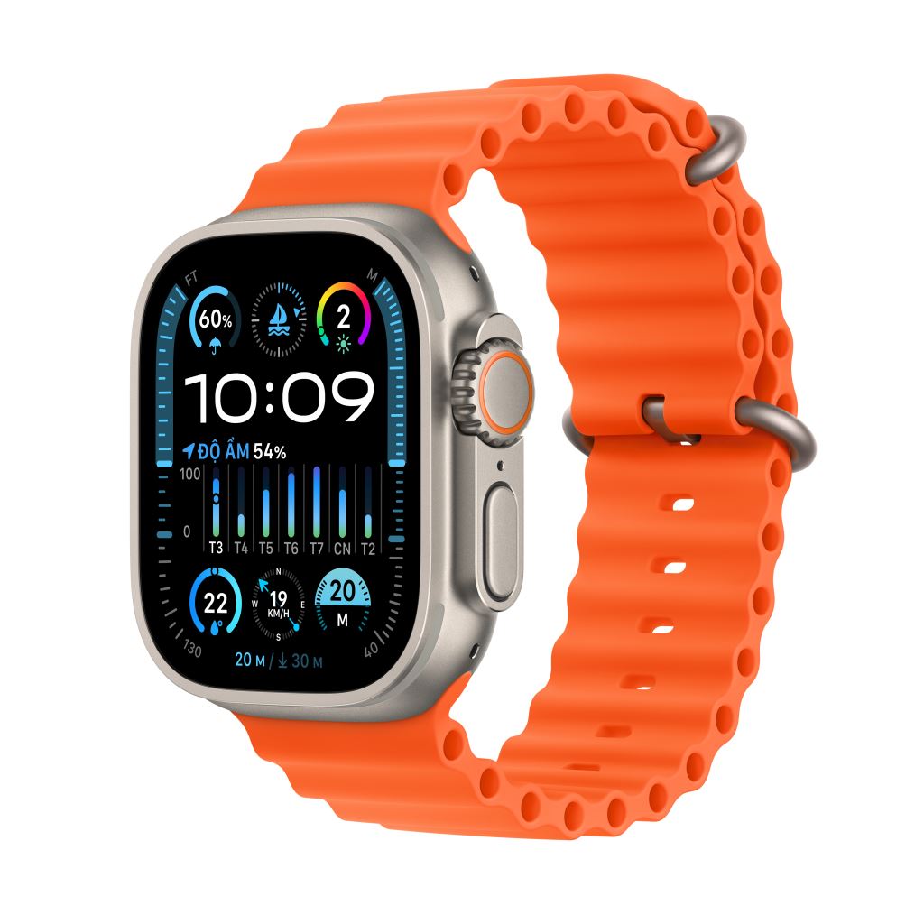 Apple Watch Ultra 2 (2023) LTE 49mm Vỏ Titan dây  Ocean Chính hãng VN/A-51107