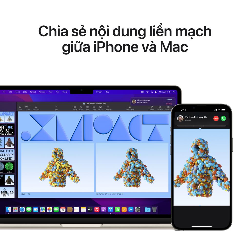 Macbook Air M2 2023 15 inch 8GB 256GB - Chính hãng-51539