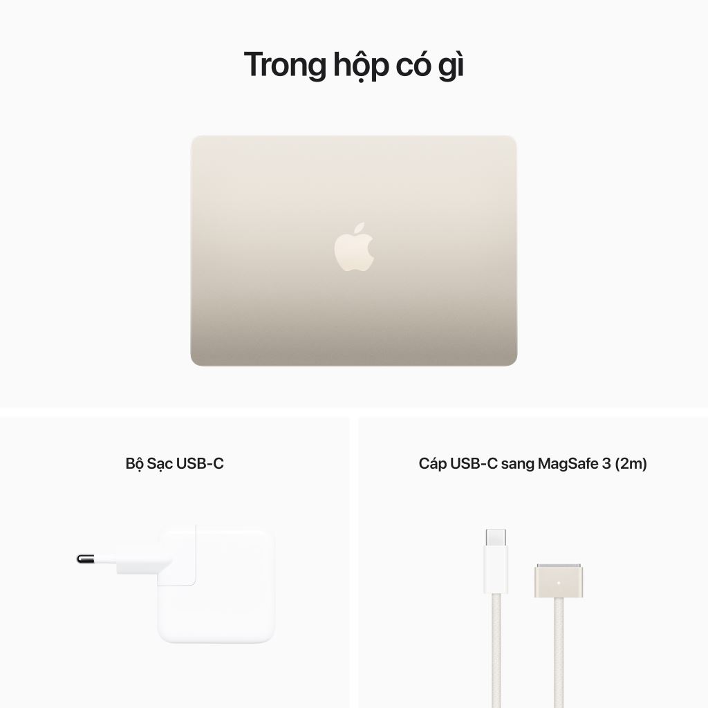 Macbook Air M2 2023 15 inch 8GB 256GB - Chính hãng-51541