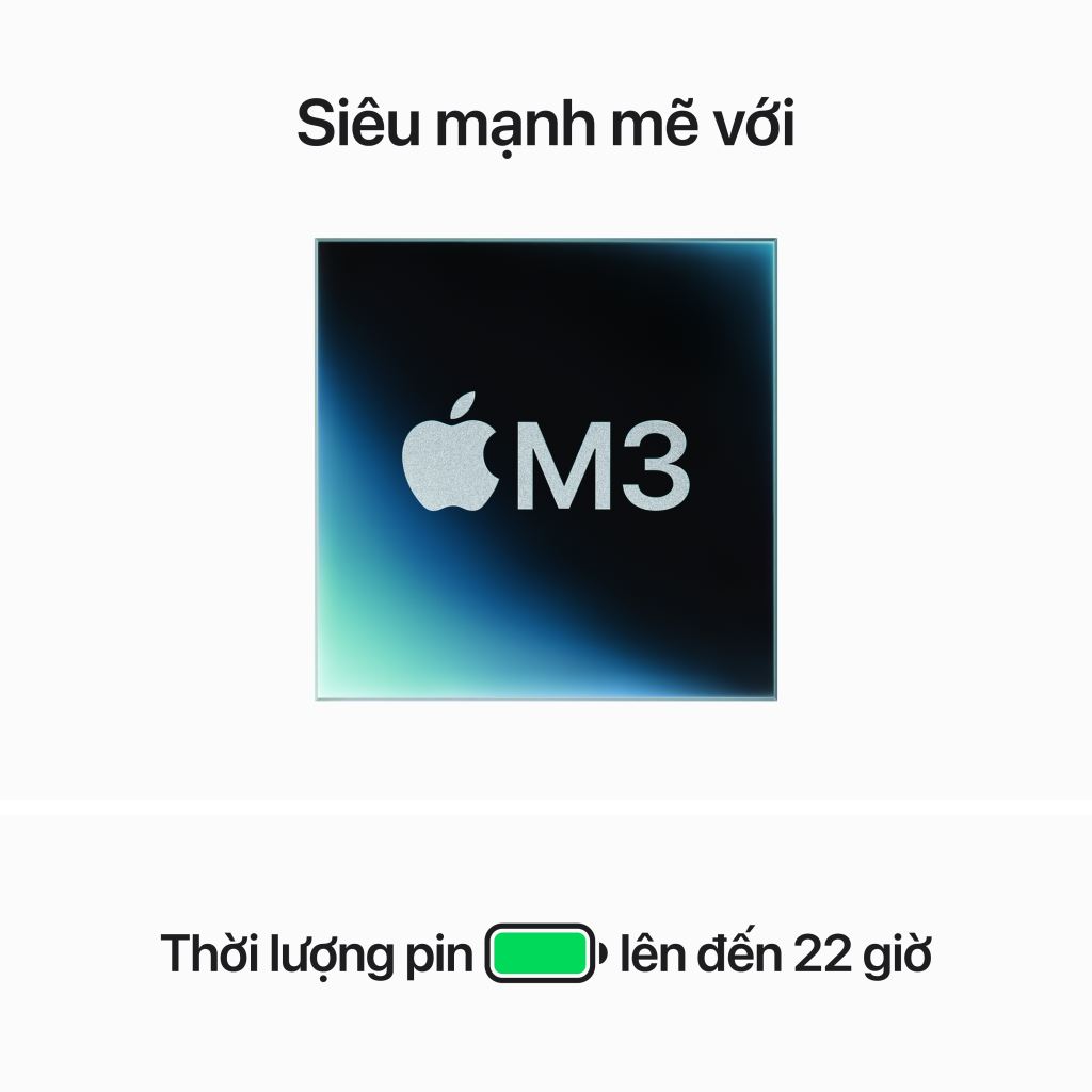 MacBook Pro 14"  M3/8-core CPU/10-core GPU/16GB/1TB - Chính Hãng-51556