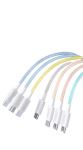 Cáp Pisen Type-C to Type-C Colorful 1000 60W DM-TC02-48013