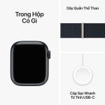 Apple Watch Series 9 GPS 41mm | Viền nhôm dây vải | Chính Hãng VN/A-51086