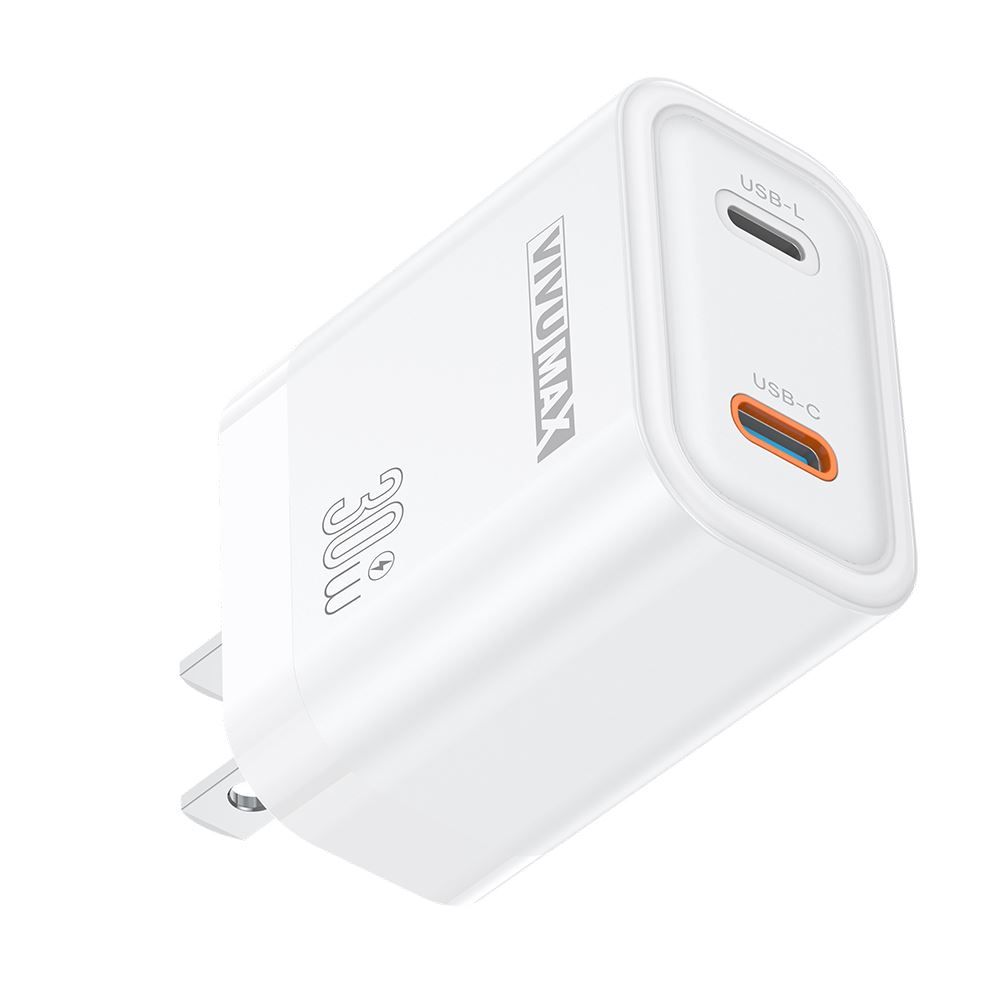 Bộ sạc nhanh 2 cổng C-L 30W Vivumax C30i-58945