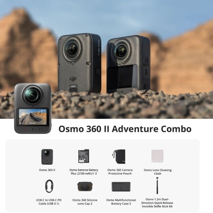 Camera hành động DJI Osmo 360 II Adventure Combo -63024