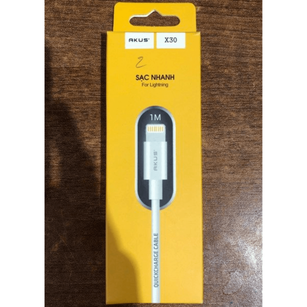 Cáp Akus Type-C To Lighting X30 Màu Trắng -54469