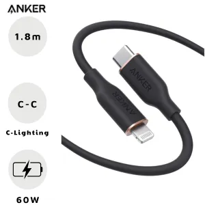 Cáp Anker Power Line III Type C to Lightning 1.8m Flow A8663 ( chuẩn MFI)