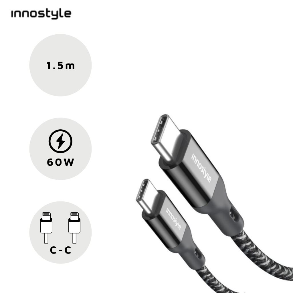 Cáp Innostyle Chính Hãng USA C to C 1.5m - ICC150ALSLV