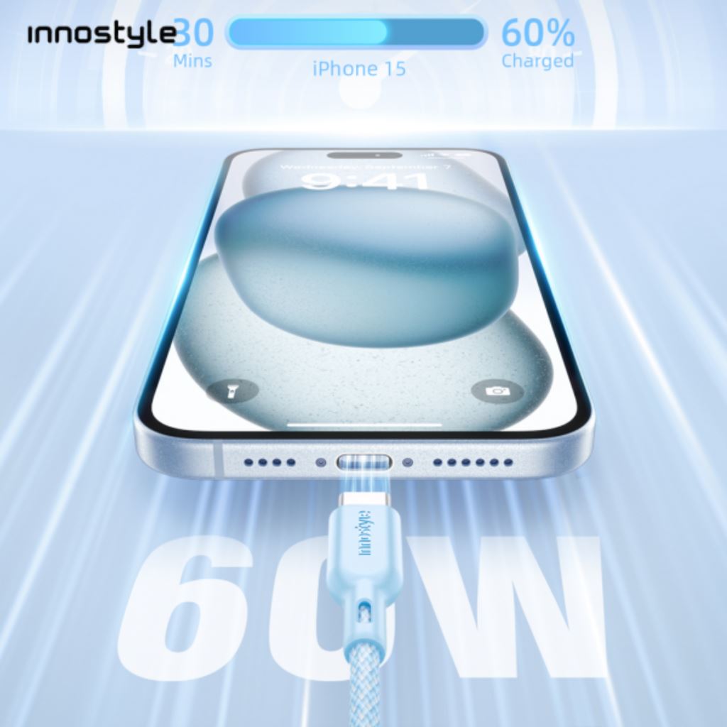 Cáp Innostyle Powernova Dây Dù C-C 1.5m 60W ICC150-54894