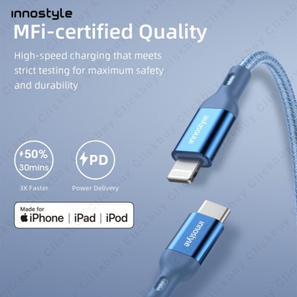 Cáp Innostyle Chính Hãng USA C to Lighting 1.5m - ICL150ALSLV-55197
