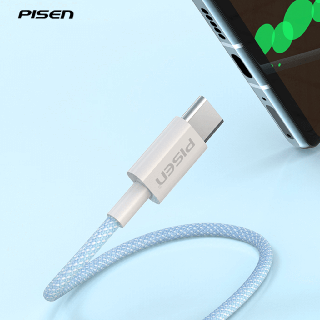 Cáp PISEN Pro Type-C to Type-C Colorful DM-TC02-1000-54526