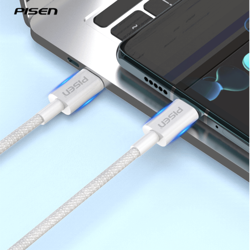 Cáp PISEN Pro Type-C to Type-C Colorful DM-TC02-1000-54529