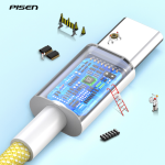 Cáp PISEN Pro Type-C to Type-C Colorful DM-TC02-1000-54528