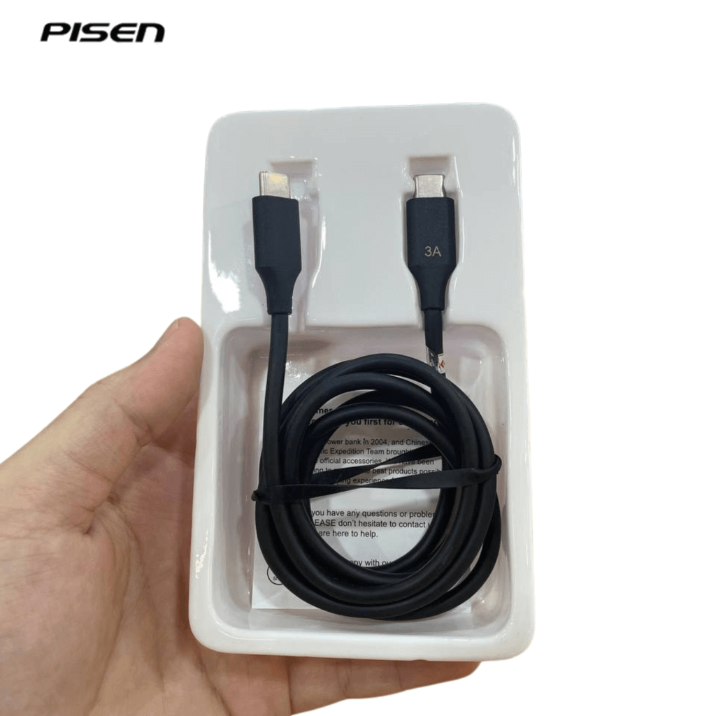Cáp Pisen Type-C To Type-C Cable  1m TCC04-1000-54515