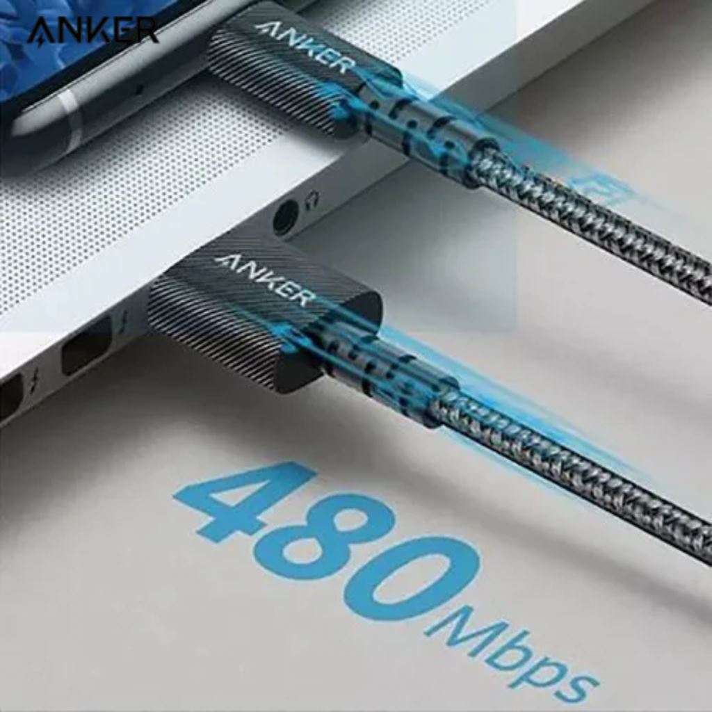 Cáp sạc Anker 322 Type-C - Lightning 0.9m 20W A81B5 ( chuẩn MFI)-55162