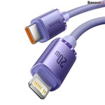 Cáp sạc nhanh Baseus Crystal Shine C-L 20W 1.2m-61516