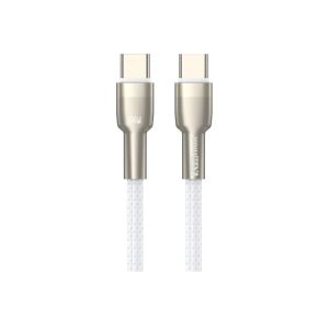 Cáp sạc nhanh Vivumax C19 C to C 66W màu trắng