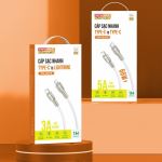 Cáp sạc nhanh Vivumax C19 C to C 66W màu trắng-59291
