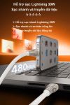 Cáp sạc nhanh Vivumax C19 C to C 66W màu trắng-59296