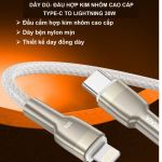Cáp sạc nhanh Vivumax C19 C to C 66W màu trắng-59295